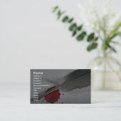 Feder, Tinte Visitenkarte (Stehend Vorderseite)