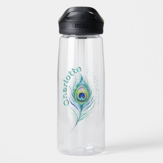 Feder Trinkflasche (Rückseite)