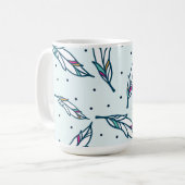 Feder-u. Punkt-Tasse Kaffeetasse (Vorderseite Links)