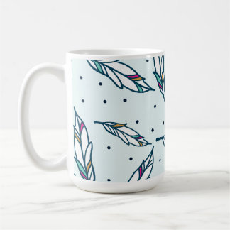 Feder-u. Punkt-Tasse Kaffeetasse
