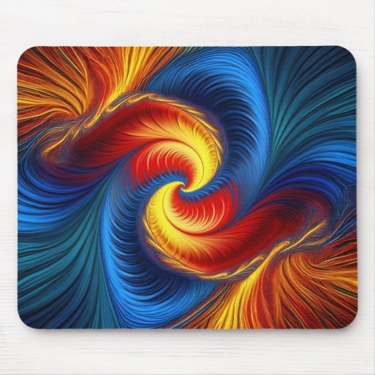 Feder-und-Klauen-Mandelbrot-Fraktal Mousepad (Vorne)