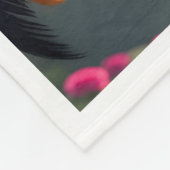 Feder- und Rosenbaum-Decke Fleecedecke (Ecke)