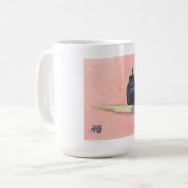 Feder und Tinte Kaffeetasse (Vorderseite Links)
