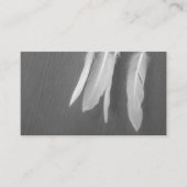 Feder versieht Spitzesepia-Schmutz-Visitenkarten Visitenkarte (Vorderseite)