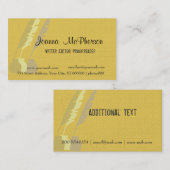 Feder-Vintager Visitenkarte (Vorne/Hinten)