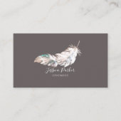 Feder Visitenkarte (Vorderseite)