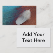 Feder Visitenkarte (Vorne/Hinten)