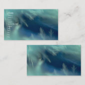 Feder-Visitenkarte Visitenkarte (Vorne/Hinten)