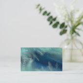 Feder-Visitenkarte Visitenkarte (Stehend Vorderseite)