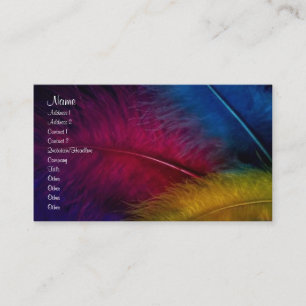 Feder-Visitenkarte Visitenkarte