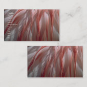 Feder-Visitenkarte Visitenkarte (Vorne/Hinten)