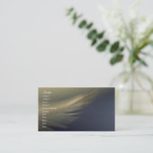 Feder-Visitenkarte Visitenkarte (Stehend Vorderseite)