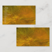 Feder-Visitenkarte Visitenkarte (Vorne/Hinten)