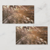 Feder-Visitenkarte Visitenkarte (Vorne/Hinten)