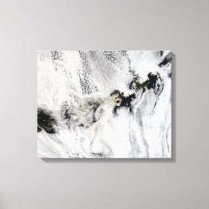 Feder von Okmok Vulkan, Aleuten Leinwanddruck