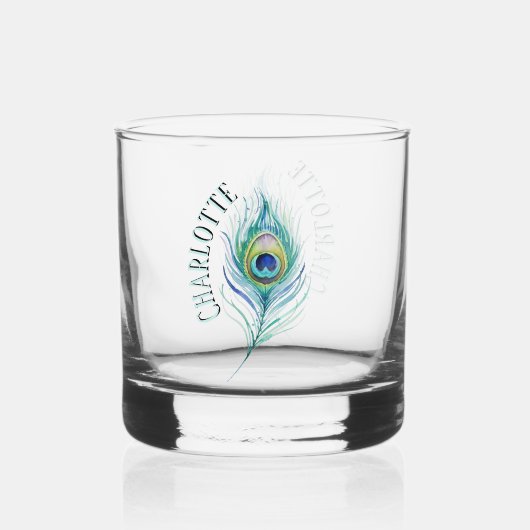 Feder Whiskyglas (Vorderseite)