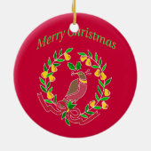 Federal Aviation Administration Shield Keramik Ornament (Hinten)
