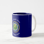 Federal Aviation Administration Shield Zweifarbige Tasse (VorderseiteRechts)