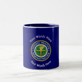 Federal Aviation Administration Shield Zweifarbige Tasse (Mittel)