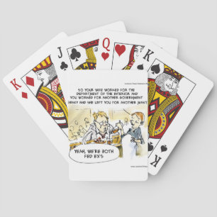 Federal Ex Spouse Funny Spielkarten
