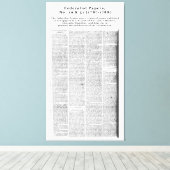 Federalist Papers, Nr. 10 & Nr. 51 (1787-1788) Leinwanddruck (Insitu (Holzboden))