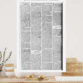 Federalist Papers, Nr. 10 & Nr. 51 (1787-1788) Poster (Küche)