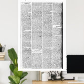 Federalist Papers, Nr. 10 & Nr. 51 (1787-1788) Poster (Heimbüro)