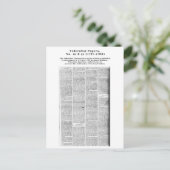 Federalist Papers, Nr. 10 & Nr. 51 (1787-1788) Postkarte (Stehend Vorderseite)