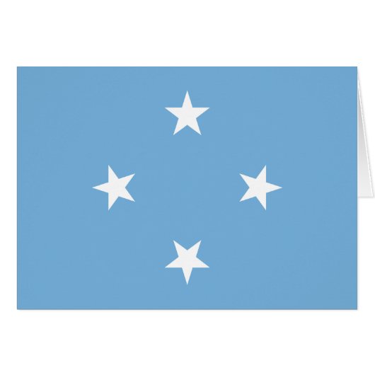 Federated Staaten of Micronesia Flag (Vorderseite (Horizontal))