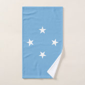 Federated Staaten of Micronesia Flag Badhandtuch Set (Handtuch)