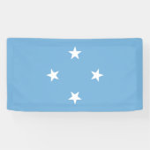 Federated Staaten of Micronesia Flag Banner (Horizontal)