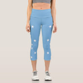 Federated Staaten of Micronesia Flag Capri Leggings (Vorderseite)
