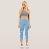 Federated Staaten of Micronesia Flag Capri Leggings (Vorderseite)