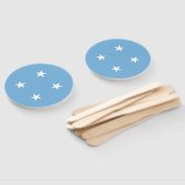 Federated Staaten of Micronesia Flag Fächer (Non-assembled)