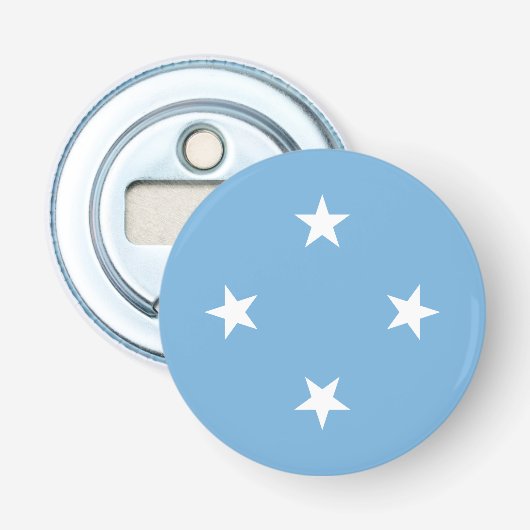 Federated Staaten of Micronesia Flag Flaschenöffner (Vorderseite)