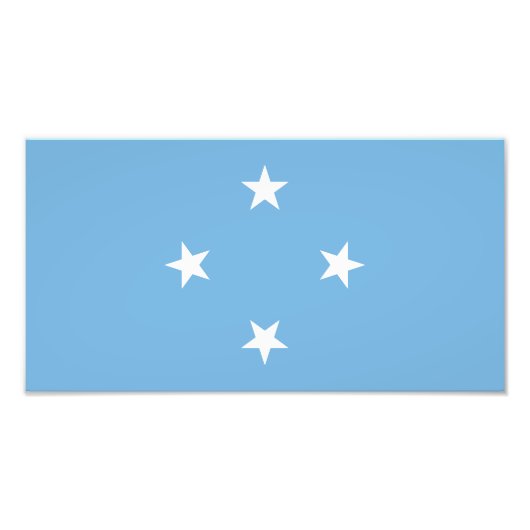 Federated Staaten of Micronesia Flag Fotodruck (Vorne)