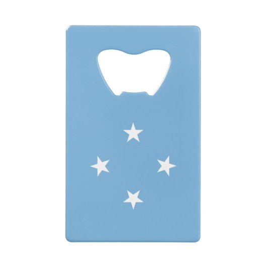 Federated Staaten of Micronesia Flag Geldbeutel Flaschenöffner (Vorderseite)