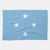 Federated Staaten of Micronesia Flag Geschirrtuch (Horizontal)
