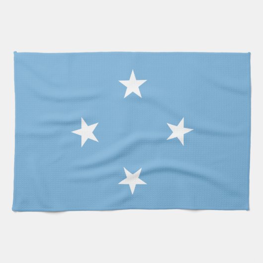 Federated Staaten of Micronesia Flag Geschirrtuch (Horizontal)