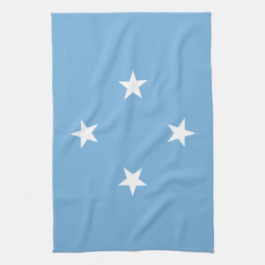 Federated Staaten of Micronesia Flag Geschirrtuch (Vertikal)