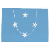 Federated Staaten of Micronesia Flag Große Geschenktüte (Rückseite)