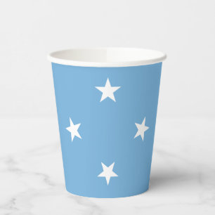 Federated Staaten of Micronesia Flag Pappbecher