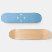 Federated Staaten of Micronesia Flag Skateboard (Horizontal)