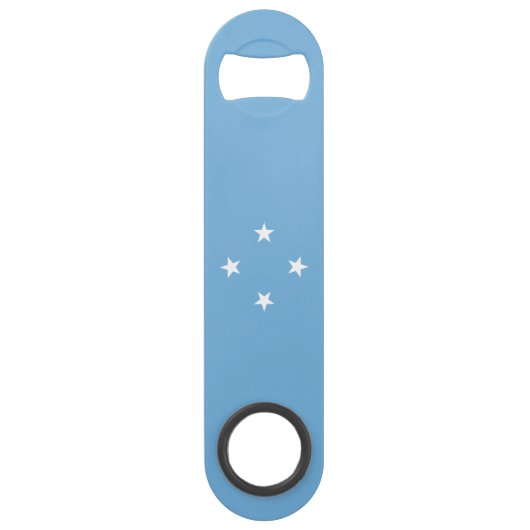 Federated Staaten of Micronesia Flag Speed Flaschenöffner (Vorderseite)