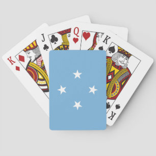 Federated Staaten of Micronesia Flag Spielkarten