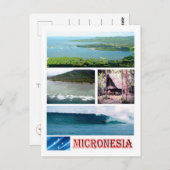 Federated Staaten of Micronesia - Mosaic - Postkarte (Vorne/Hinten)