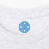 Federated States of Micronesia flag Etiketten (Befestigt)