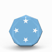 Federated States of Micronesia flag Fotoblock (Vorderseite)
