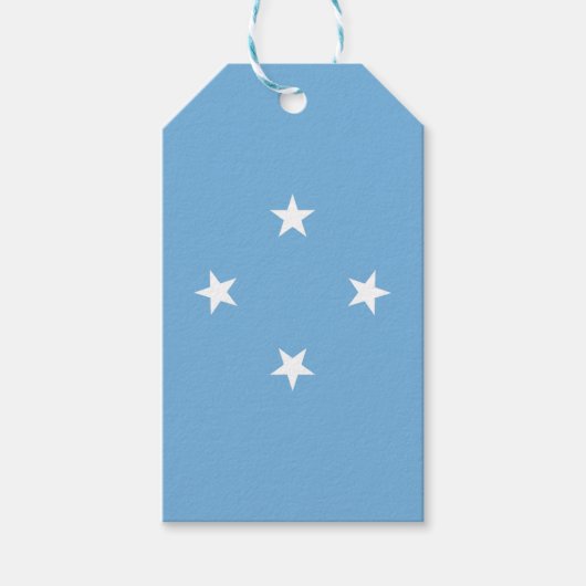 Federated States of Micronesia flag Geschenkanhänger (Vorderseite)