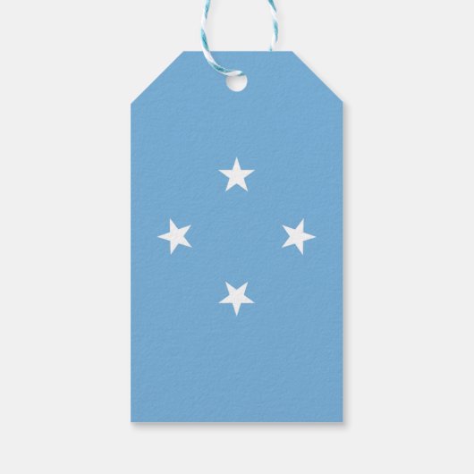 Federated States of Micronesia flag Geschenkanhänger (Rückseite)